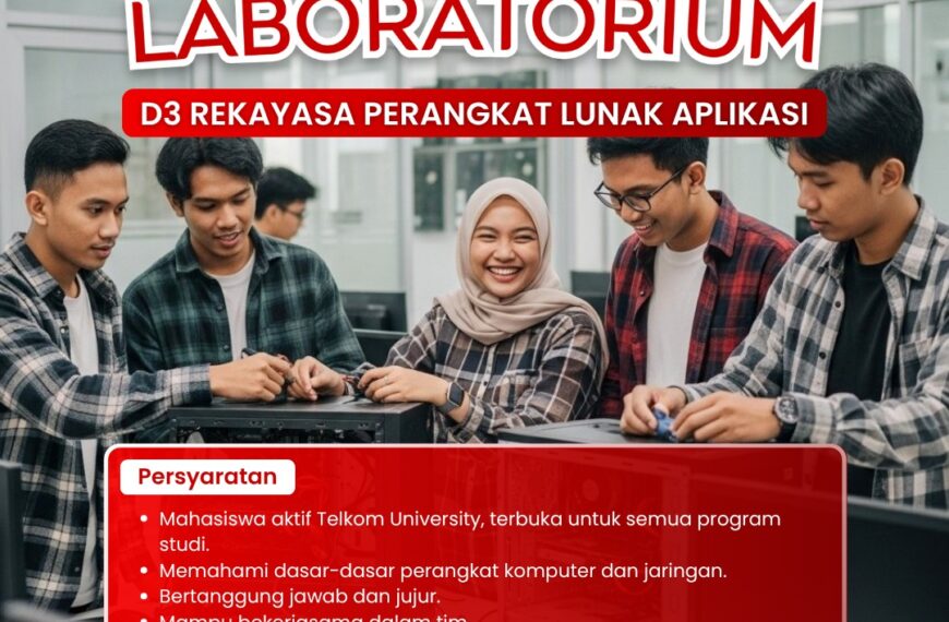 REKRUITASI ASISTEN LABORATORIUM D3 REKAYASA PERANGKAT LUNAK APLIKASI 2025