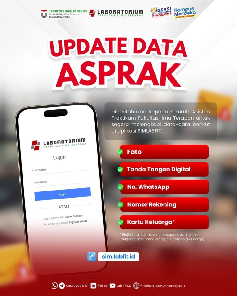 Update Data Asprak FIT 2025