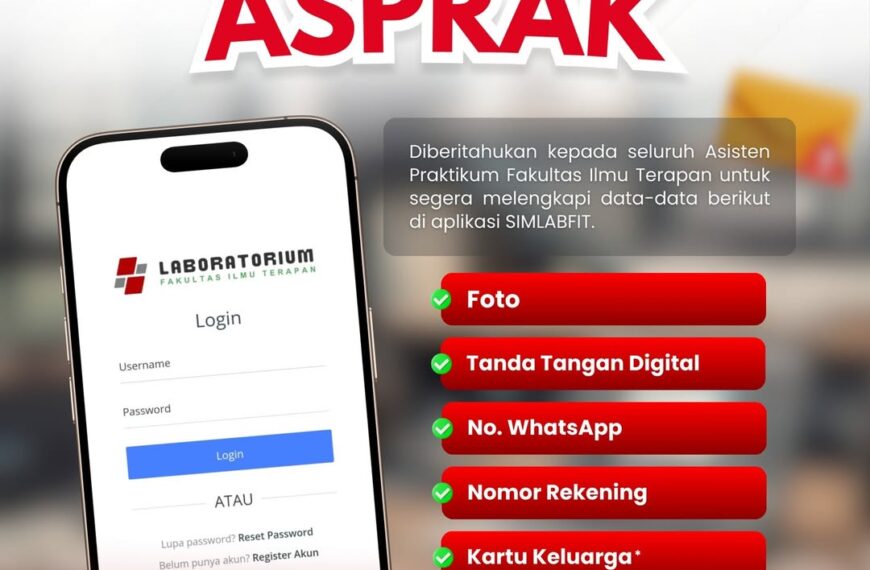 UPDATE DATA ASISTEN PRAKTIKUM VIA APLIKASI SIMLABFIT