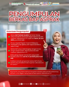 PENGUMPULAN BERKAS BAP ASPRAK PERIODE TERAKHIR SEMESTER GENAP TA 20242025