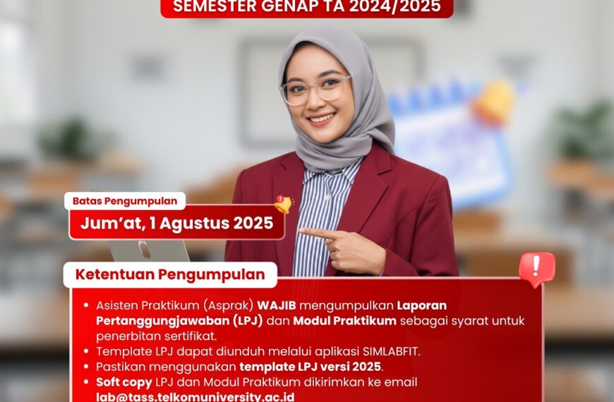 PENGUMPULAN LPJ ASISTEN PRAKTIKUM SEMESTER GENAP TA 2024/2025