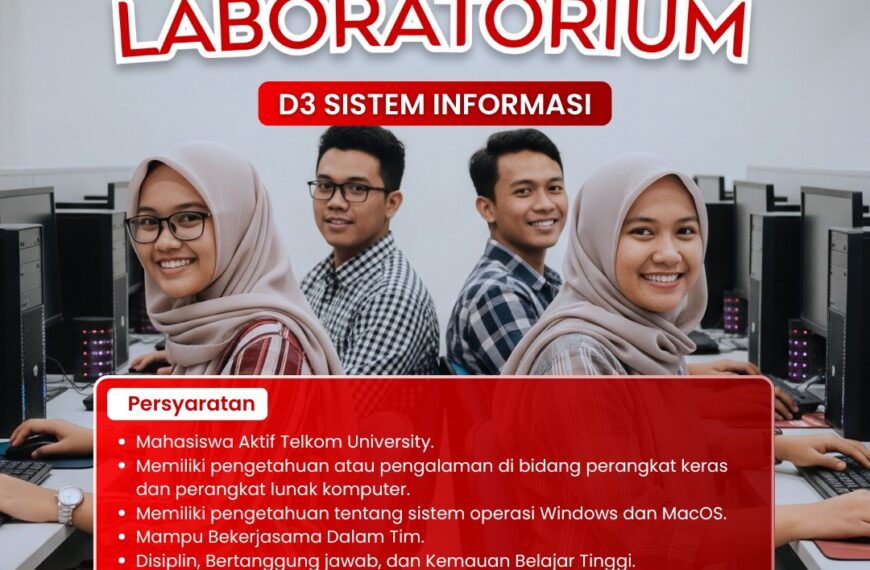 REKRUITASI ASISTEN LABORATORIUM D3 SISTEM INFORMASI TAHUN 2025