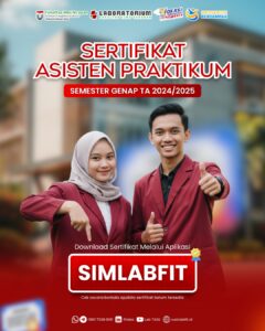 DOWNLOAD SERTIFIKAT ASISTEN PRAKTIKUM SEMESTER GENAP TA 2024/2025
