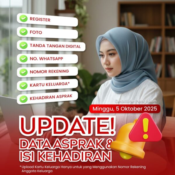 UPDATE DATA & PENGISIAN KEHADIRAN ASPRAK VIA APLIKASI SIMLABFIT