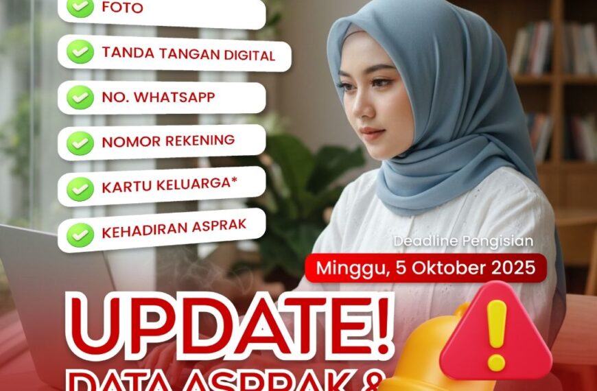 UPDATE DATA & PENGISIAN KEHADIRAN ASPRAK VIA APLIKASI SIMLABFIT