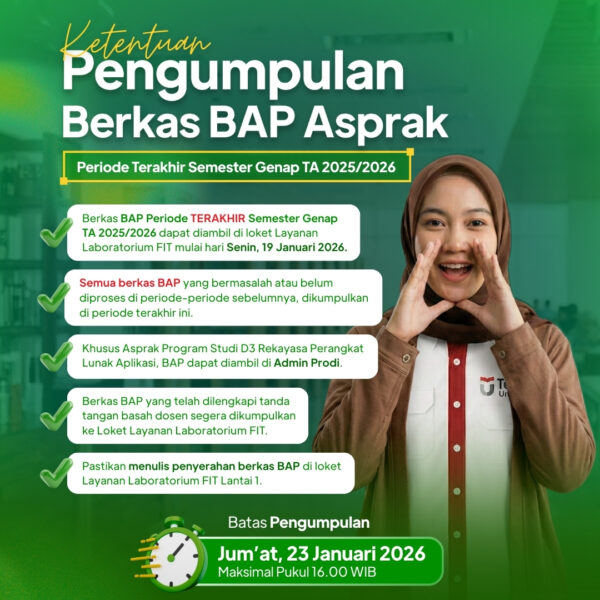 KETENTUAN PENGUMPULAN BERKAS BAP ASPRAK PERIODE TERAKHIR SEMESTER GENAP TA 2025/2026