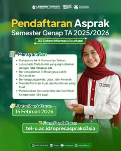 REKRUITASI ASISTEN PRAKTIKUM D3 SISTEM INFORMASI AKUNTANSI SEMESTER GENAP TA 2025/2026