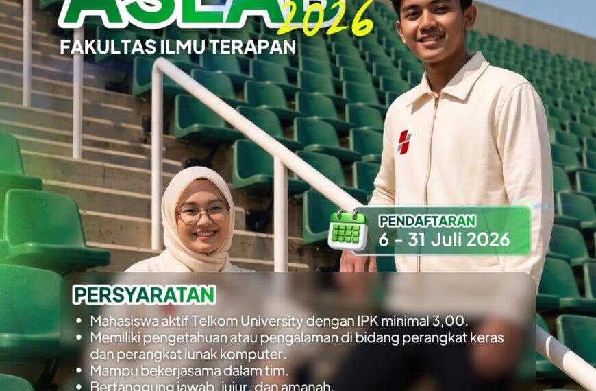 REKRUITASI ASISTEN LABORATORIUM FAKULTAS ILMU TERAPAN TAHUN 2026