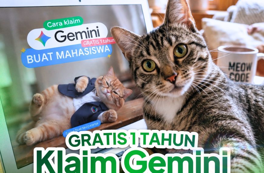 Klaim Gemini Gratis 1 Tahun Buat Mahasiswa